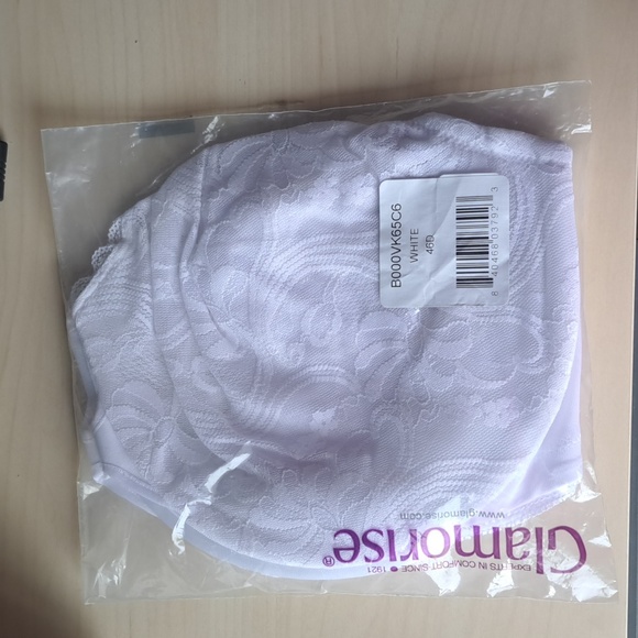 Glamorise 46D front closure underwire bra New, White - Picture 7 of 8